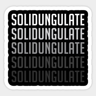 Solidungulate Sticker